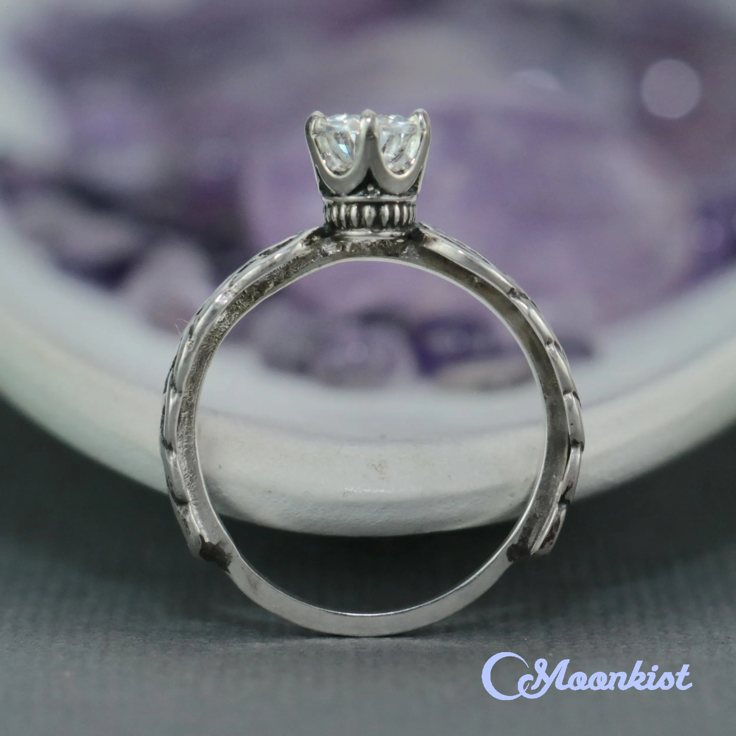 2 CT Oval Celtic Engagement Ring for Women | Moonkist Designs