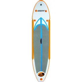 Advanced Elements Stiffy Inflatable Stand Up Paddle Board & Pump | White/Orange