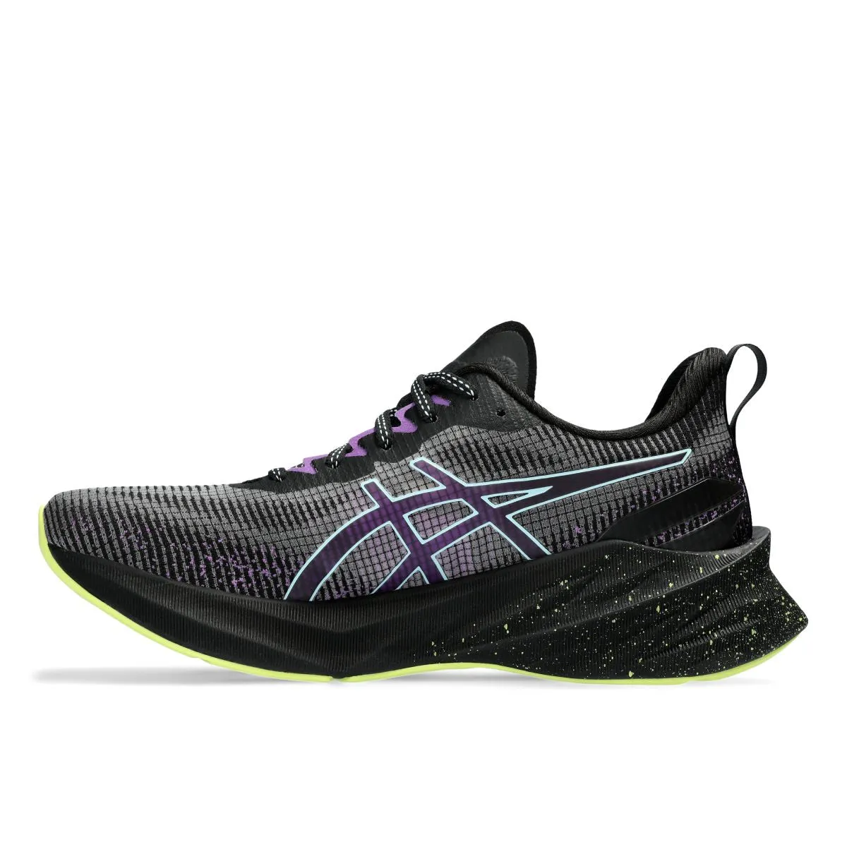 Asics Novablast 3 Le Women Black Cyber Grape     