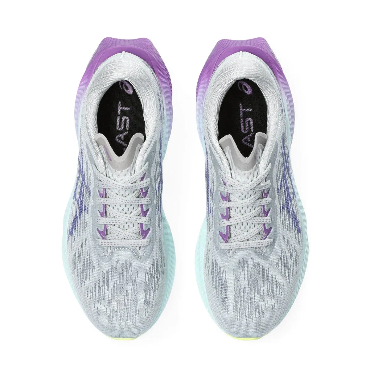 Asics Novablast 3 Women Piedmont Grey Blue Violet     