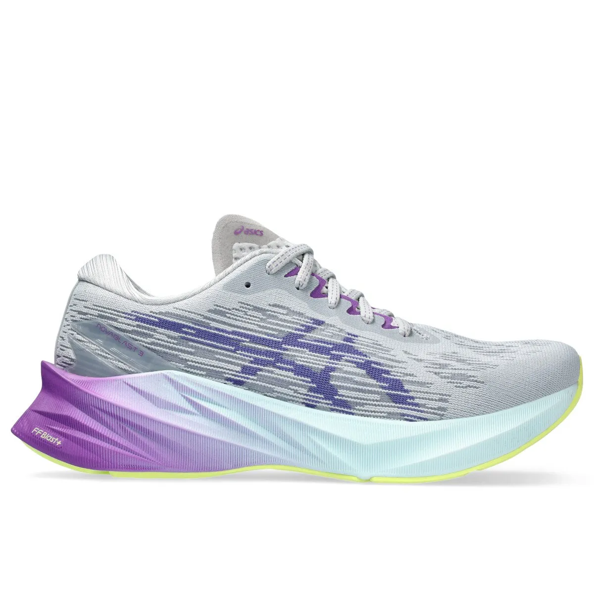 Asics Novablast 3 Women Piedmont Grey Blue Violet     