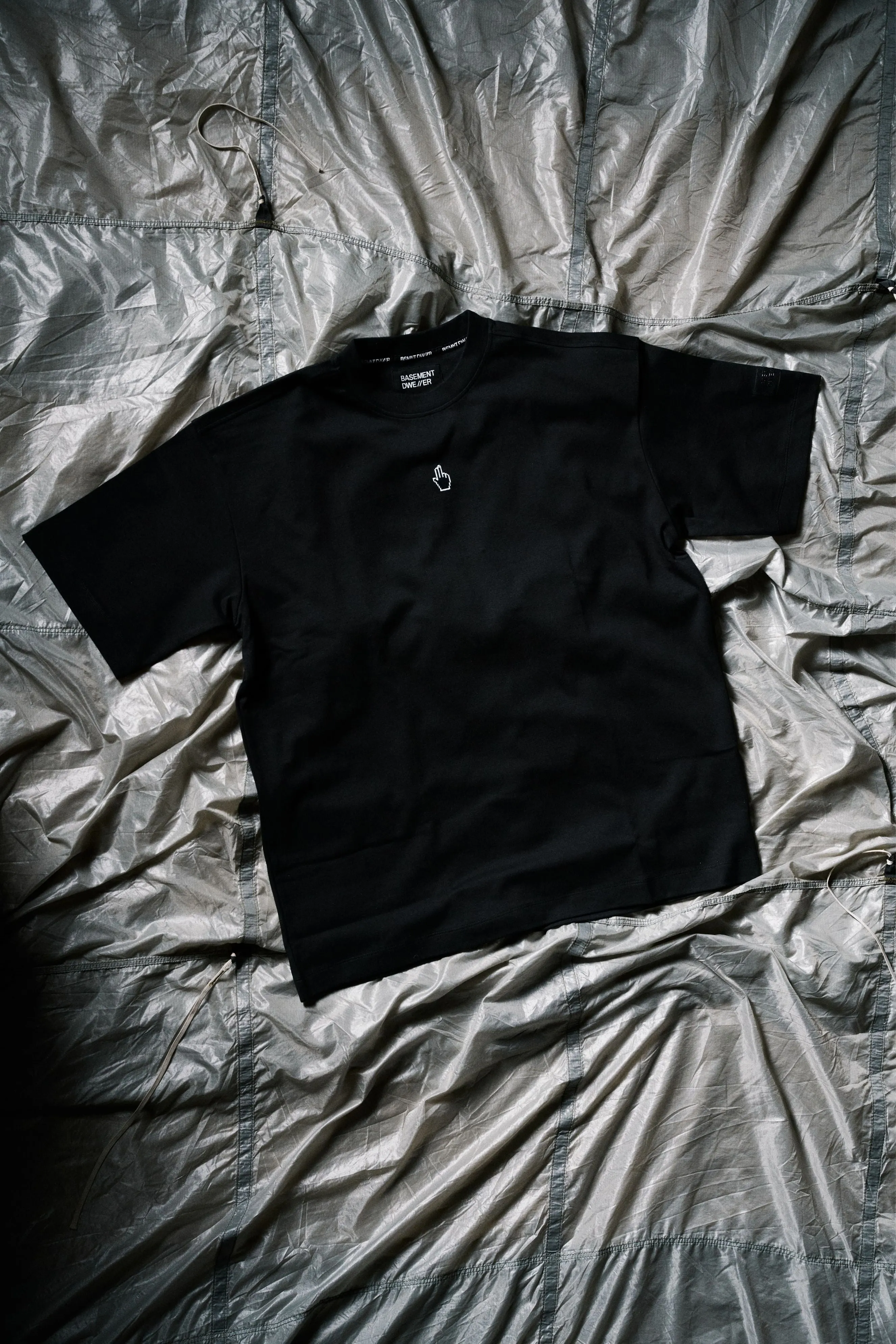 BASEMENT DWE//ER Short Sleeve T-Shirt Shirt Black