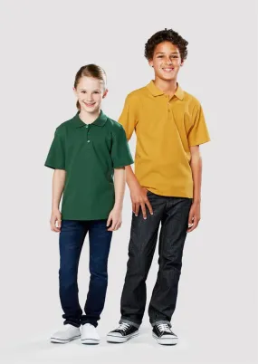 Biz Collection  Kids Crew S/S Polo(1st 9 Colours) (P400KS)