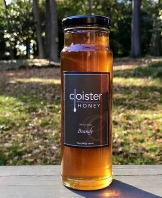 Brandy Infused Cloister Honey- 3oz.