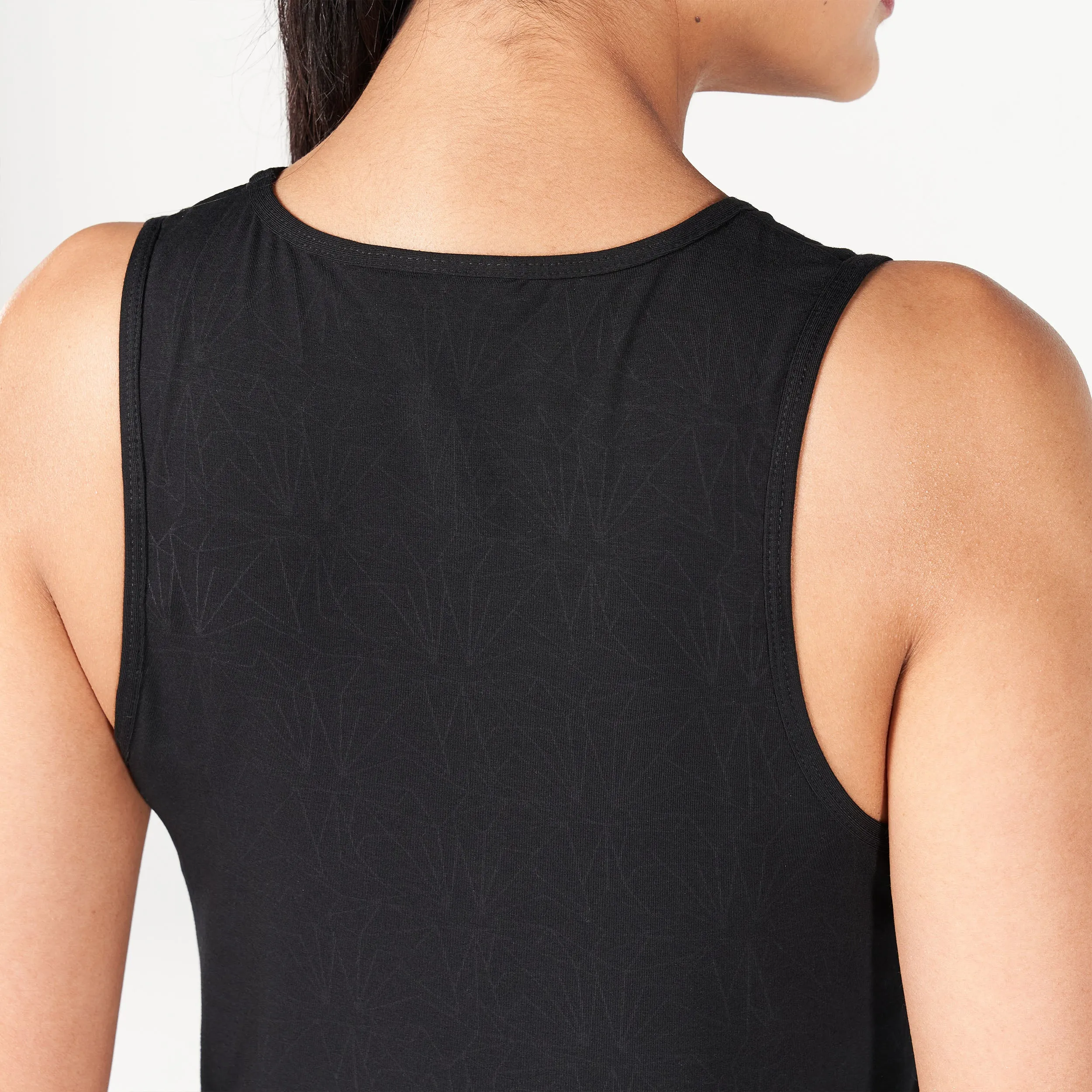 Breeze Camo Tank - Black