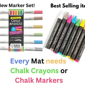 Dual Tip Metallic Chalk Markers