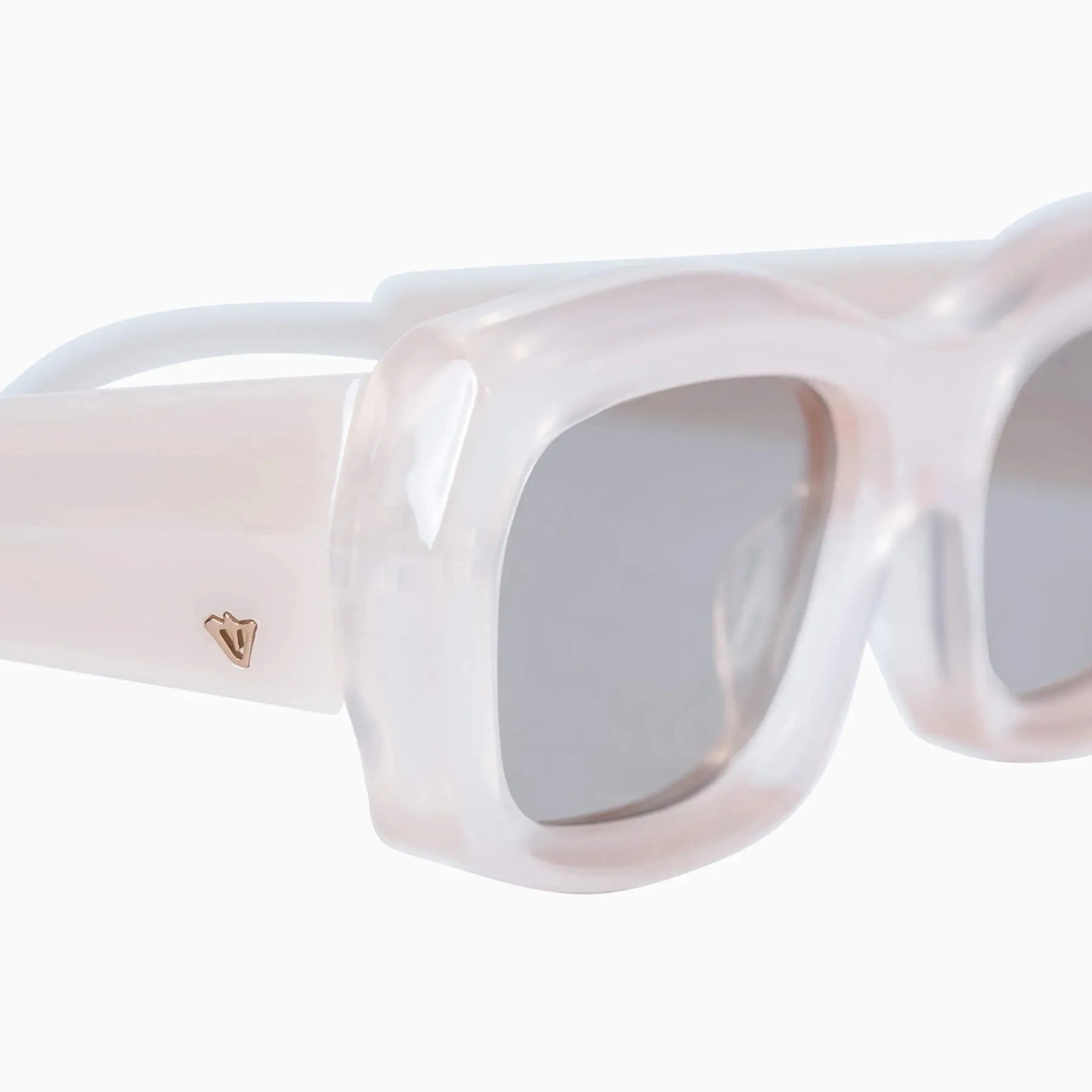 Holycity | Sunglasses - Desert Sand w. Bone Temples / Light Brown Lens