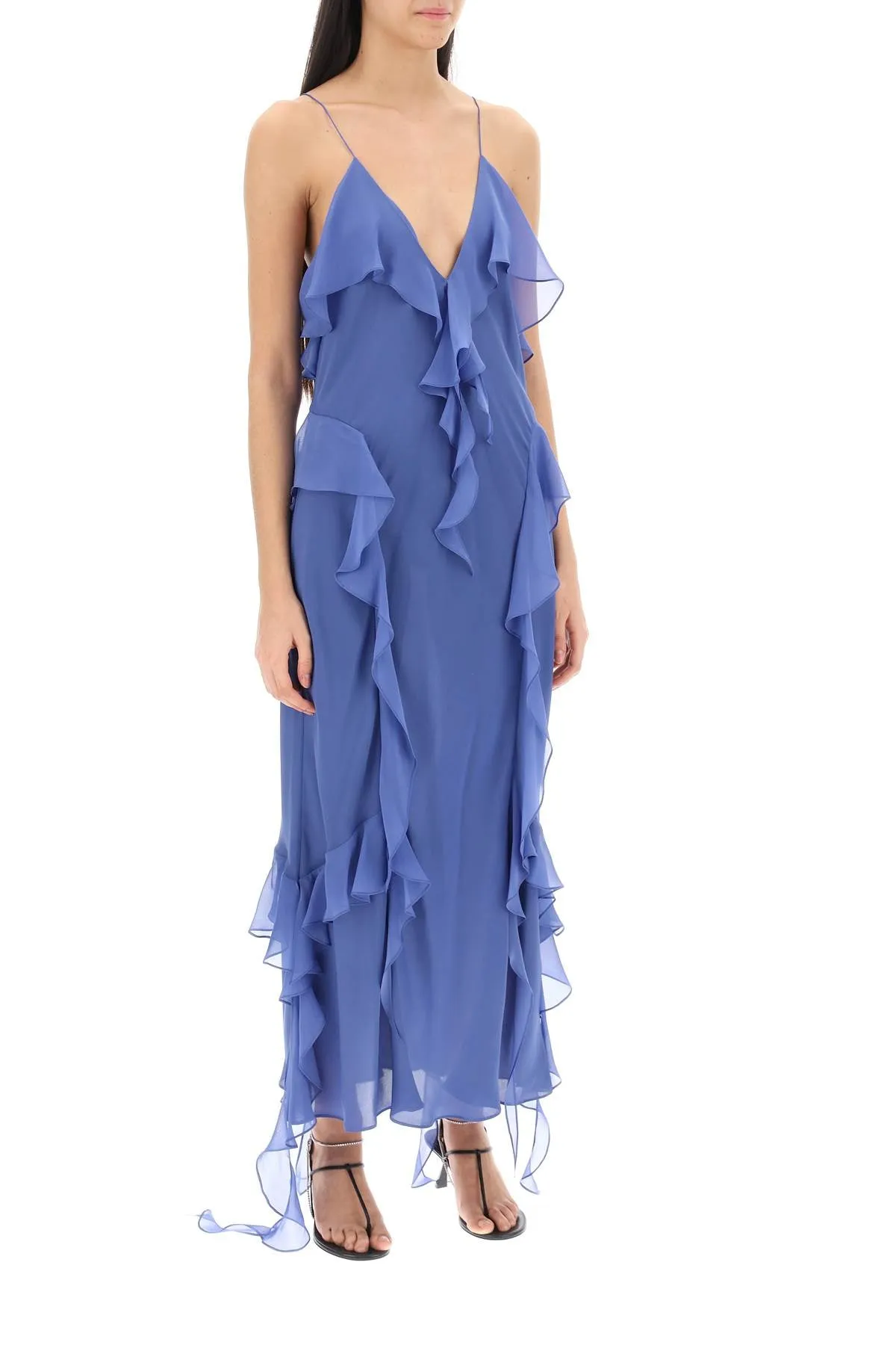 KHAITE pim ruffled dress