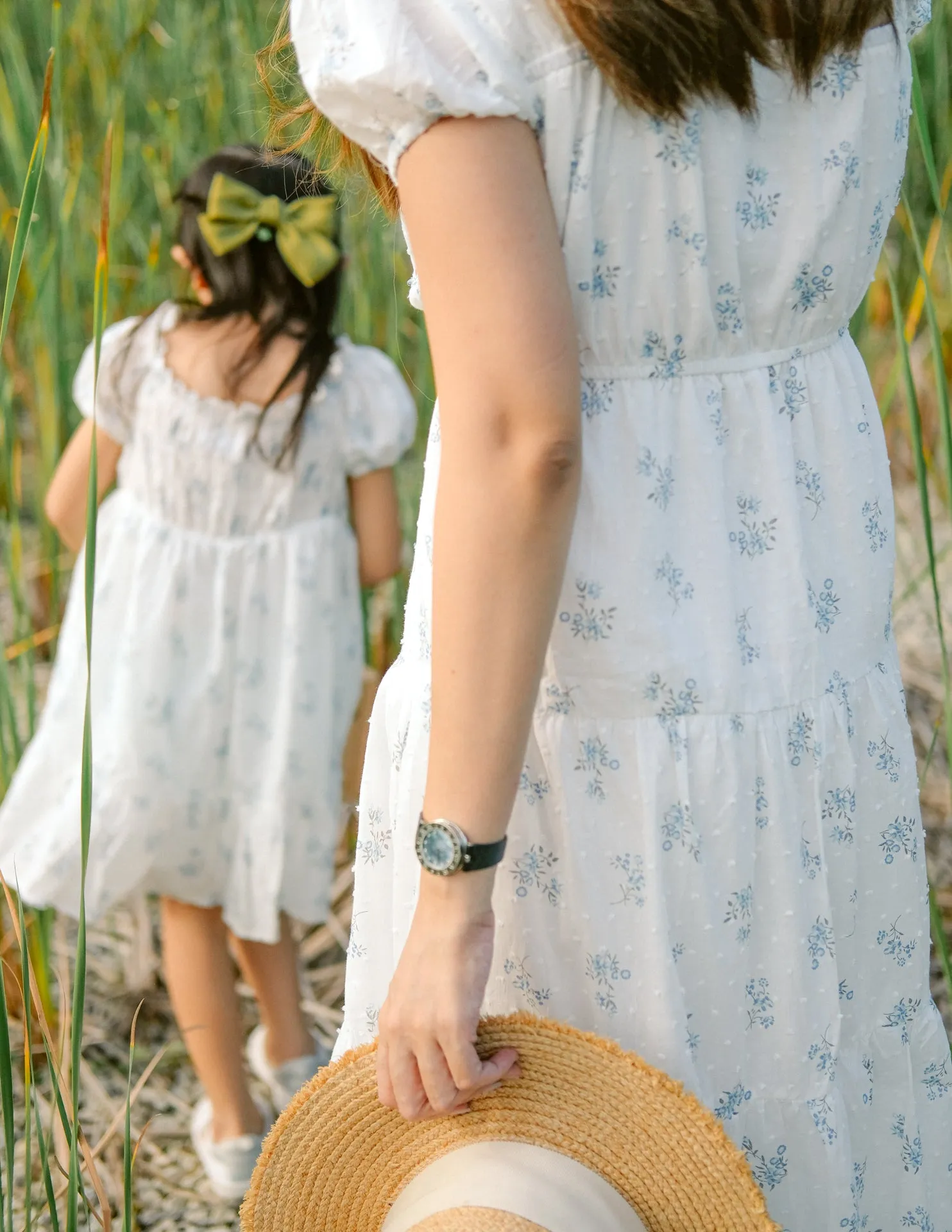 *KIDS* Mikaela Dress in Blue Floral