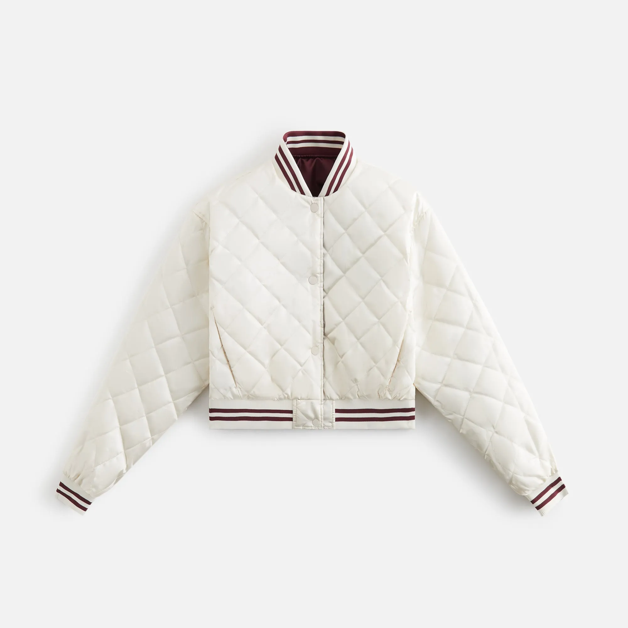 Kith Women Landry II Cropped Satin Bomber - Essence