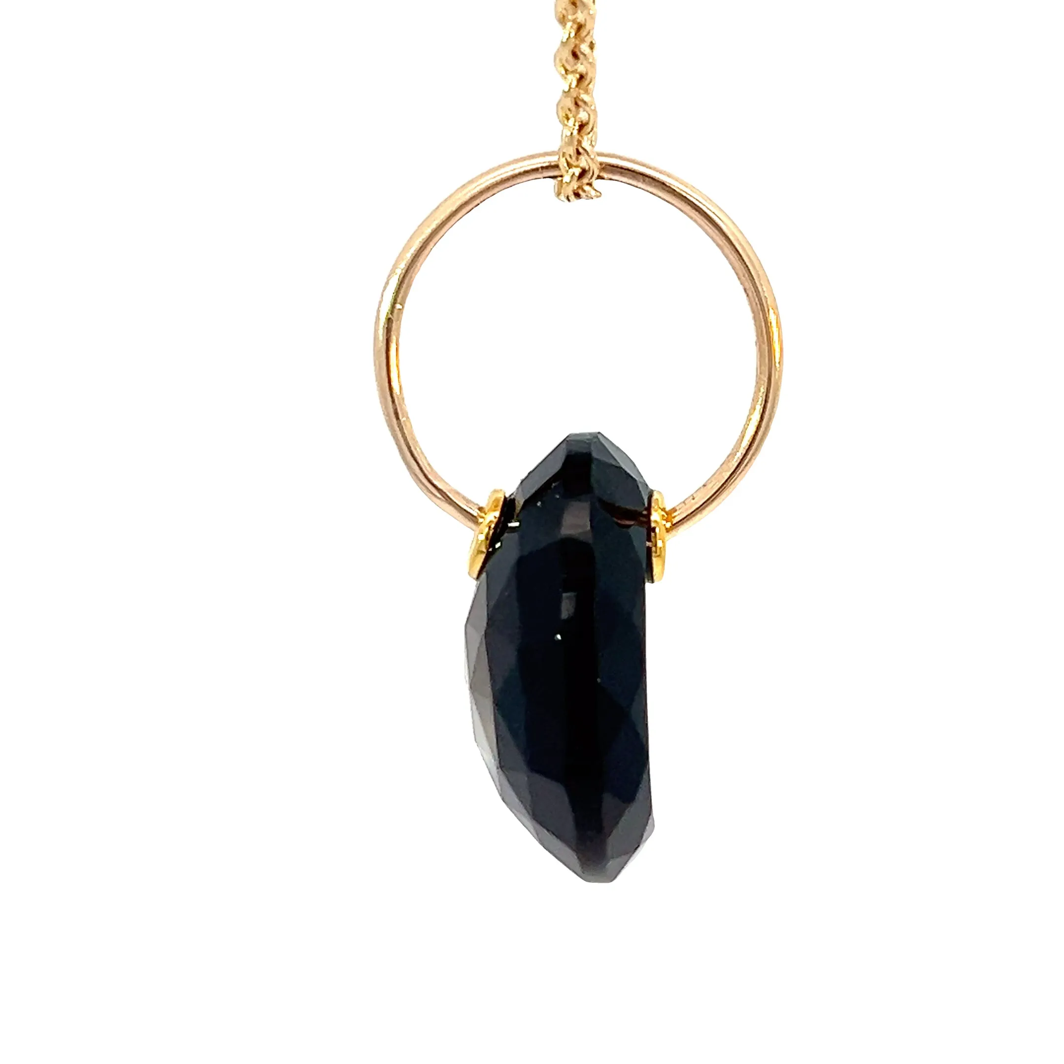 Medium Black Spinel Maggie Stone