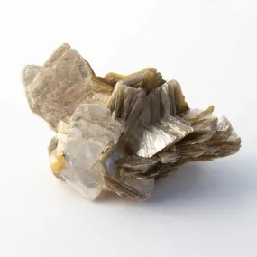 Mica - Yellow, Star, w/ Cleavelandite