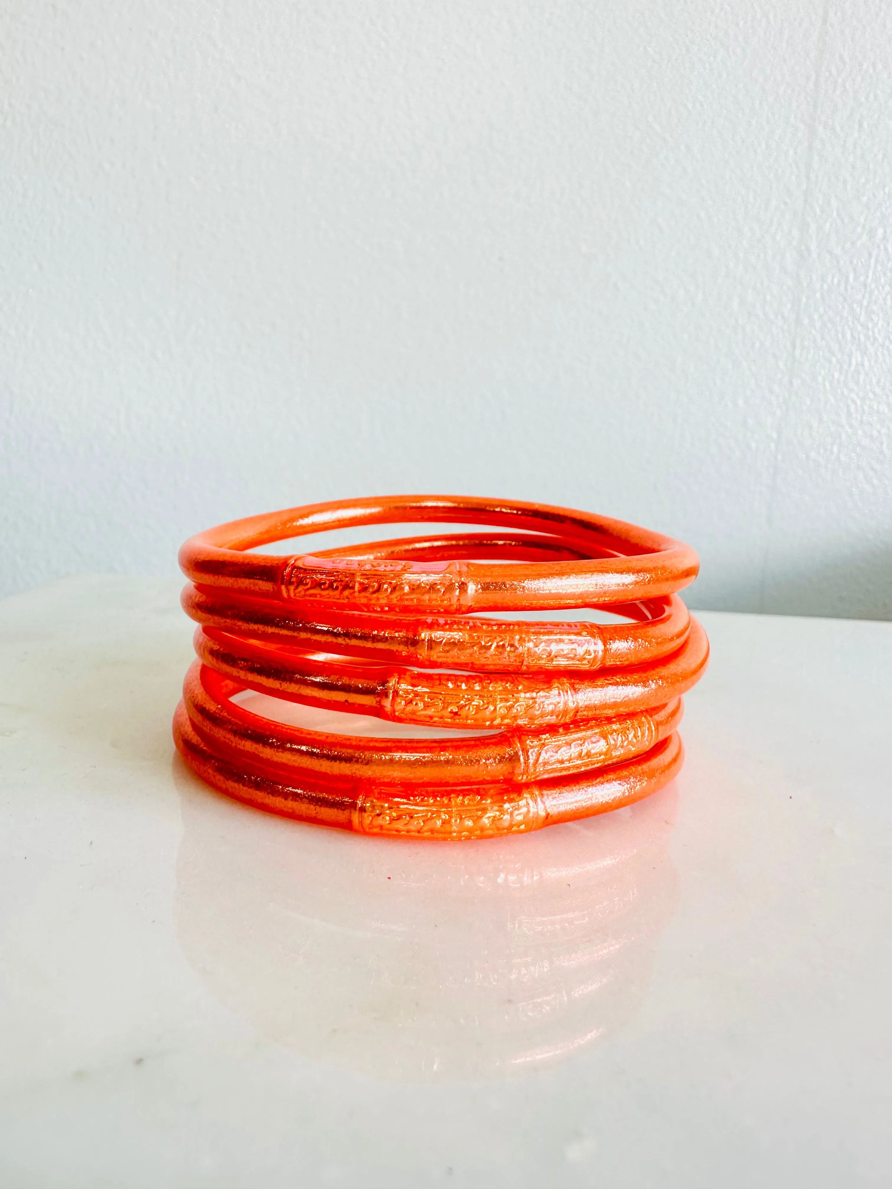 NEON ORANGE  BLESS BANGLE SET