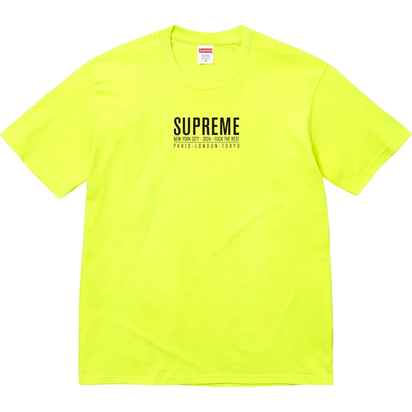 Paris Tee (Fluorescent Yellow)