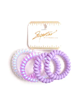 Pastel Spiral Hair Ties