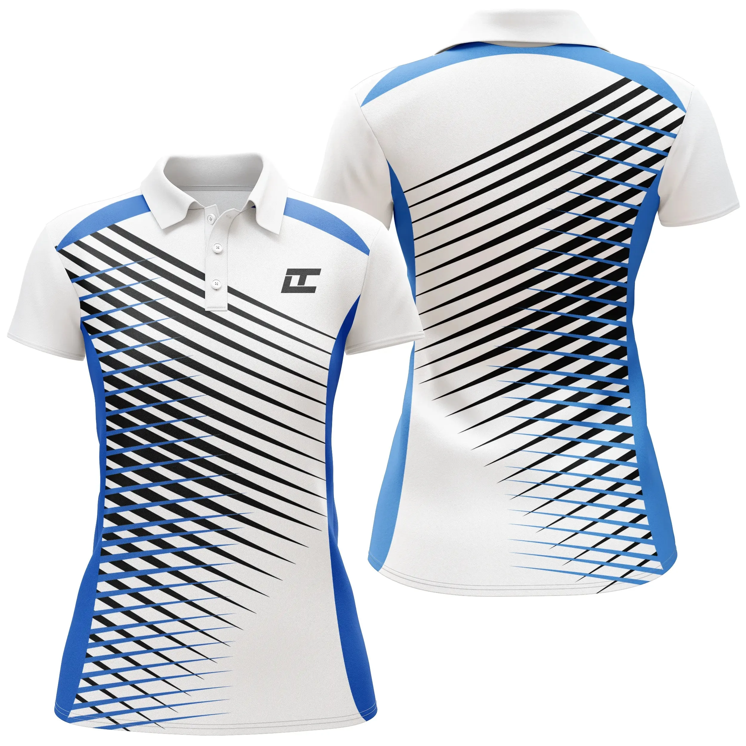 Polo à Séchage Rapide, Polo de Sport Homme Femme, Polo Shirts de Golf, Cadeau Golfeur Légers Hauts à Manches Courtes d'té - CTS10052212QRTW