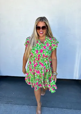 PREORDER: Luciana Floral Dress (Ships Early July)