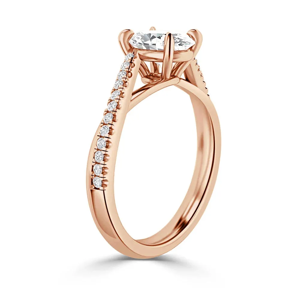 Prue - 18ct Rose Gold - Oval