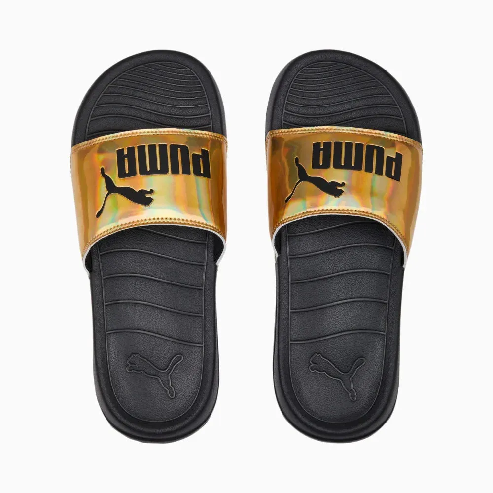 PUMA Popcat 20 Iridescent Slides Women 39101402-GLD