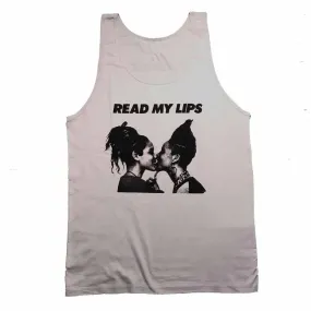 Read My Lips Women Tank Supporting Rainbow Railroad