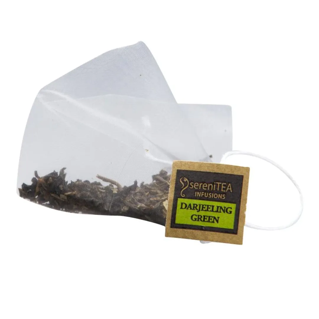 Serenitea Darjeeling Green 25 Pyramid Tea Bags