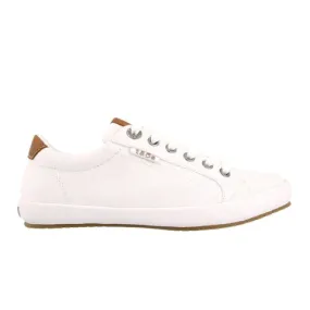 Taos Star Burst Sneaker (Women) - White/Tan Canvas