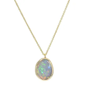 Unicorn Tear Australian Opal Necklace No. 20