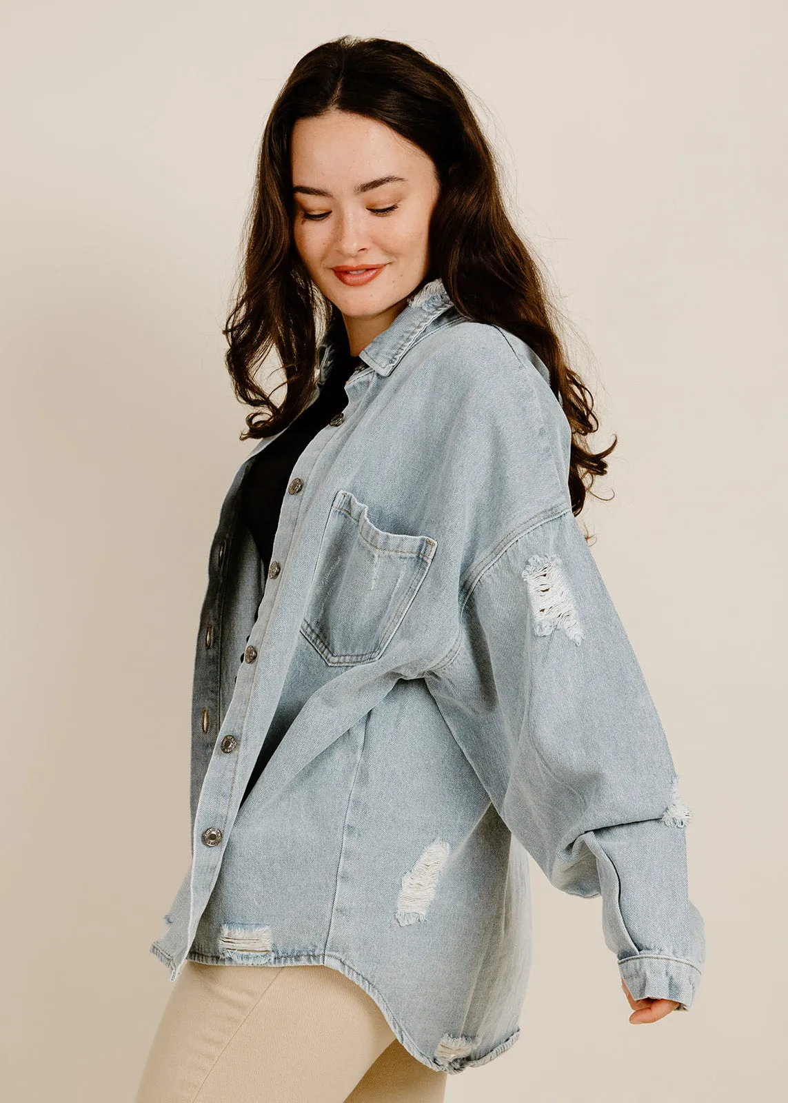 Untamed Denim Button Down