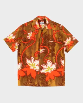 Vintage Men's Napili Floral Hawaiian Print Shirt - L