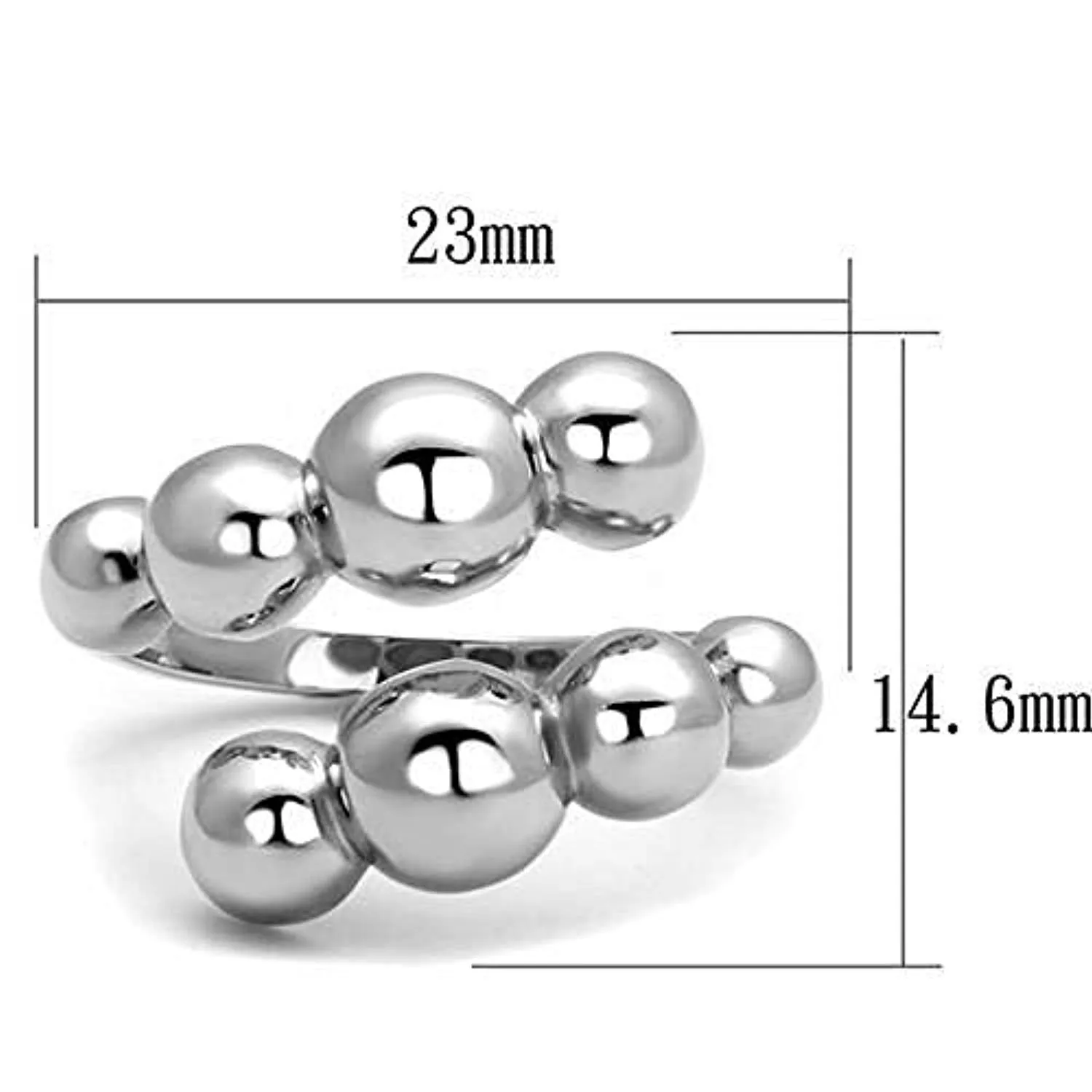 WildKlass Stainless Steel Ring High Polished Women